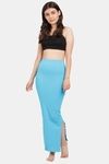 Red Rose Cotton Infused Medium Control Flared Saree Shapewear - Aqua Blue — thumbnail 5